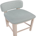 Paloma Vegan Leather Upholstered Counter Stool (88054-C) in Light Blue