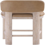 Paloma Vegan Leather Upholstered Counter Stool (88054-C) in Tan