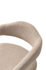 Aspen Tweed Upholstered Armchair in Gold Dust