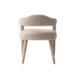 Aspen Tweed Upholstered Armchair in Gold Dust