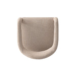 Aspen Tweed Upholstered Armchair in Gold Dust