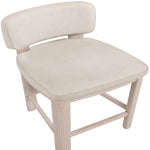 Paloma Vegan Leather Upholstered Counter Stool (88054-C) in Taupe