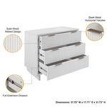 Granville 38" Dresser (3-Drawer) in White