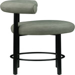 Bordeaux Vegan Leather Upholstered Counter Stool in Green