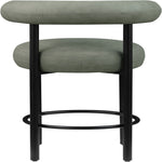 Bordeaux Vegan Leather Upholstered Counter Stool in Green