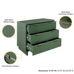Granville 38" Dresser (3-Drawer) in Sage Green