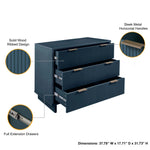 Granville 38" Dresser (3-Drawer) in Midnight Blue