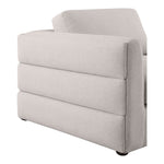 Beckham 114" Linen Textured Fabric Upholstered 4pc. Modular Sectional in Beige