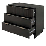 Granville 38" Dresser (3-Drawer) in Charcoal Gray