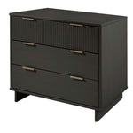 Granville 38" Dresser (3-Drawer) in Charcoal Gray