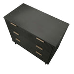 Granville 38" Dresser (3-Drawer) in Charcoal Gray