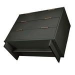 Granville 38" Dresser (3-Drawer) in Charcoal Gray
