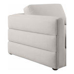 Beckham 114" Linen Textured Fabric Upholstered 4pc. Modular Sectional in Beige