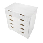 Granville 38" Chest (5-Drawer) in White