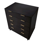 Granville 38" Chest (5-Drawer) in Black