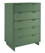 Granville 38" Chest (5-Drawer) in Sage Green