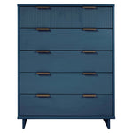 Granville 38" Chest (5-Drawer) in Midnight Blue