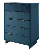 Granville 38" Chest (5-Drawer) in Midnight Blue