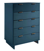 Granville 38" Chest (5-Drawer) in Midnight Blue