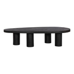 Beekman Oak Wood Coffee Table in Black