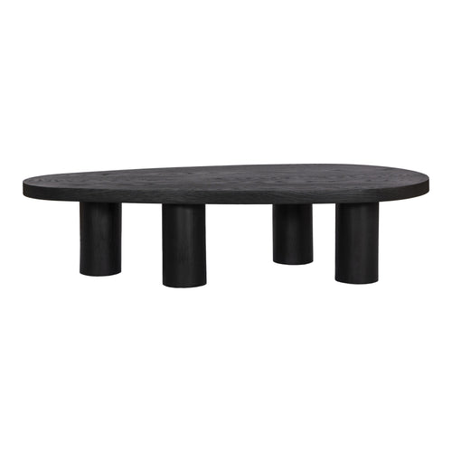 Beekman Oak Wood Coffee Table in Black