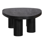 Beekman Oak Wood Coffee Table in Black