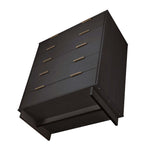 Granville 38" Chest (5-Drawer) in Charcoal Gray
