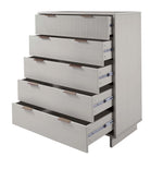 Granville 38" Chest (5-Drawer) in Light Gray