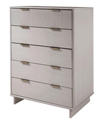 Granville 38" Chest (5-Drawer) in Light Gray