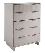 Granville 38" Chest (5-Drawer) in Light Gray