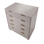 Granville 38" Chest (5-Drawer) in Light Gray