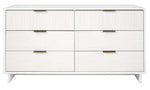 Granville 55" Dresser (6-Drawer) in White