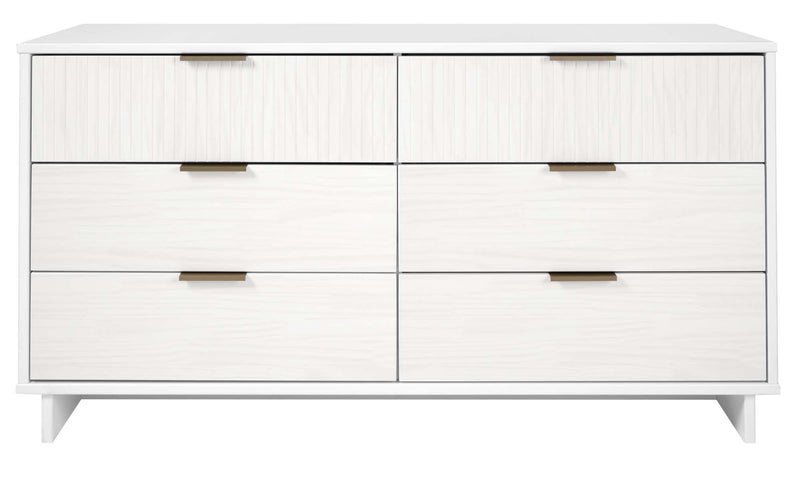 Granville 55" Dresser (6-Drawer) in White