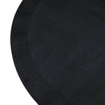 Belinda 48" Solid Wood and Oak Veneer Dining Table in Black