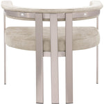 Marcello Stone Velvet Upholstered Dining Chair in Beige