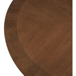 Belinda 48" Solid Wood and Oak Veneer Dining Table in Brown