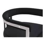 Marcello Stone Velvet Upholstered Dining Chair in Black