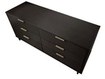 Granville 55" Dresser (6-Drawer) in Black