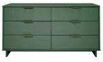 Granville 55" Dresser (6-Drawer) in Sage Green