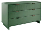 Granville 55" Dresser (6-Drawer) in Sage Green