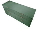 Granville 55" Dresser (6-Drawer) in Sage Green