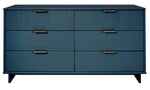 Granville 55" Dresser (6-Drawer) in Midnight Blue