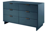 Granville 55" Dresser (6-Drawer) in Midnight Blue