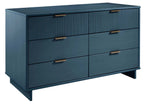 Granville 55" Dresser (6-Drawer) in Midnight Blue