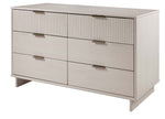 Granville 55" Dresser (6-Drawer) in Light Gray