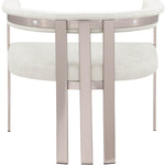 Marcello Stone Velvet Upholstered Dining Chair in Stone