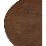 Belinda 60" Solid Wood and Oak Veneer Dining Table in Brown