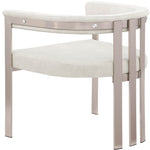 Marcello Stone Velvet Upholstered Dining Chair in Stone