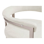 Marcello Stone Velvet Upholstered Dining Chair in Stone
