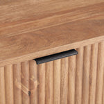Dumbo 35" Fluted Dresser (3-Drawer) in Golden Brown